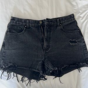 Denim shorts